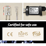 100M Christmas Lights String Fairy Light 500 LED Cool White Jingle Jollys - 45-Degree Angle