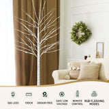 Jingle Jollys 1.7M LED Christmas Tree with 120 RGB Lights - Top-Down View