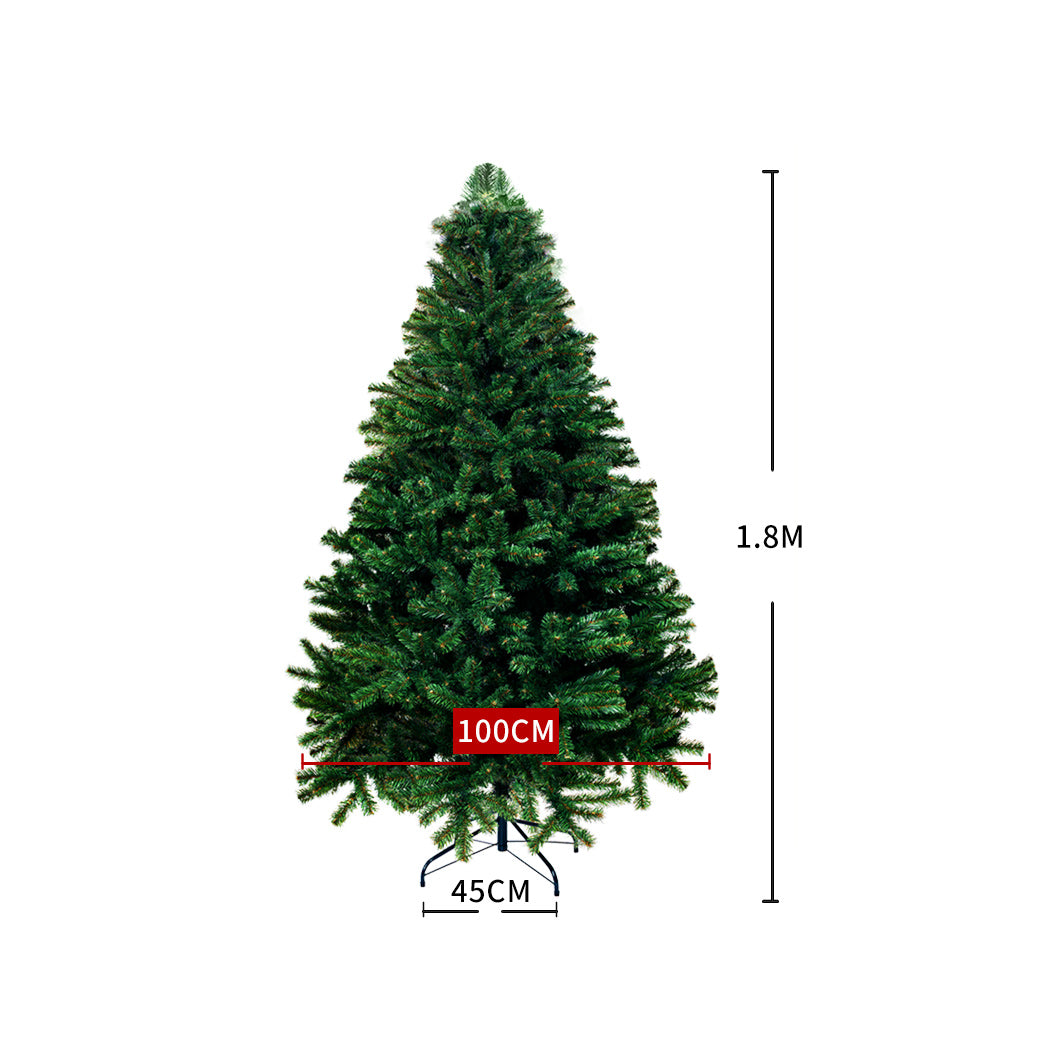 SANTACO Christmas Tree 1.8M 6Ft Xmas 1.8 Meter-2018816773197008898