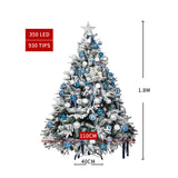 Santaco Christmas Tree 1.8M 6Ft Fairy 1.8 Meter - Front View