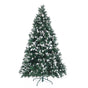 7Ft 210cm Snowy Xmas Tree Pine Cone Decor