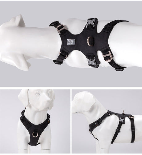 Whinhyepet Dog Harness - Black, 2XS-1962324894171664387