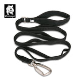 Whinyepet Dog Leash 2cm width and 1.4 m length - Black M - Front View