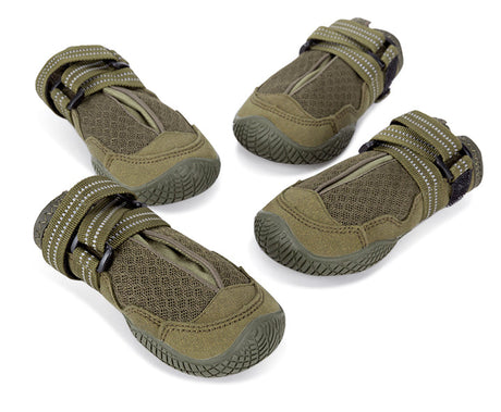 Whinhyepet Outdoor Adventure Dog Shoes - Green, Size 1-1962324868888399877