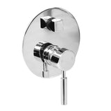 Chrome Shower Mixer Valves Wall Mounted - 45-Degree Angle