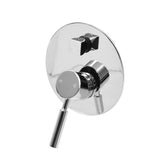 Chrome Shower Mixer Valves Wall Mounted - Side View