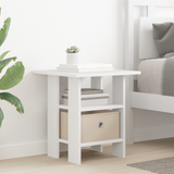 Bedside Table 2 pcs White 41 x 40 x 45 cm Engineered Wood - Top-Down View