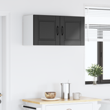 Wall Cabinet PORTO Black 80 x 31 x 40 cm Engineered Wood