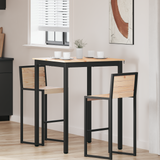 Bar Table Natural 80 x 80 x 105 cm Solid Pine Wood