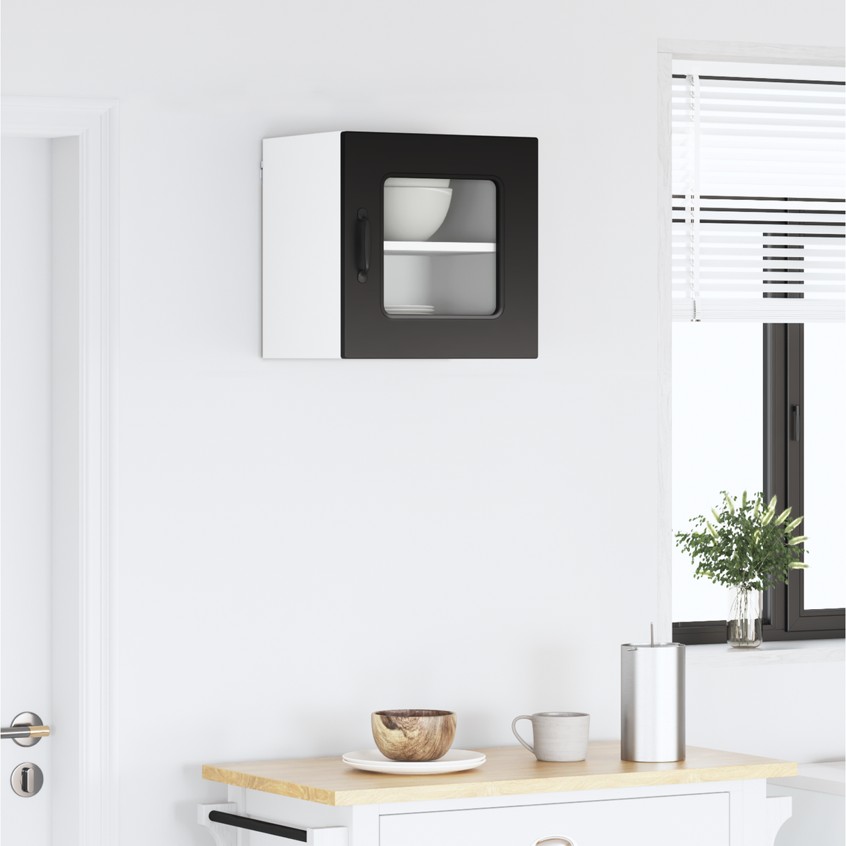Dishwasher Panel Kalmar Black 40 x 31 x 40 cm Engineered Wood