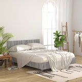 Bed Headboard Grey Sonoma 160x1.5x80 cm Engineered Wood - Side View