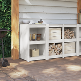 Kitchen Cabinet MEPPEL White 55 x 55 x 92 cm Solid Pine Wood