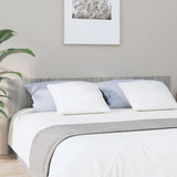 Bed Headboard Grey Sonoma 200x1.5x80 cm Engineered Wood - Front View