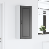 Wall Cabinet PORTO Black 40 x 31 x 100 cm Engineered Wood