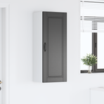Wall Cabinet PORTO Black 40 x 31 x 100 cm Engineered Wood