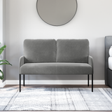 Sofas with Cushion 110cm Dark Grey Plywood - Side View