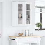 Hanging Cabinet with Door White 60 x 31 x 80 cm Engineered Wood