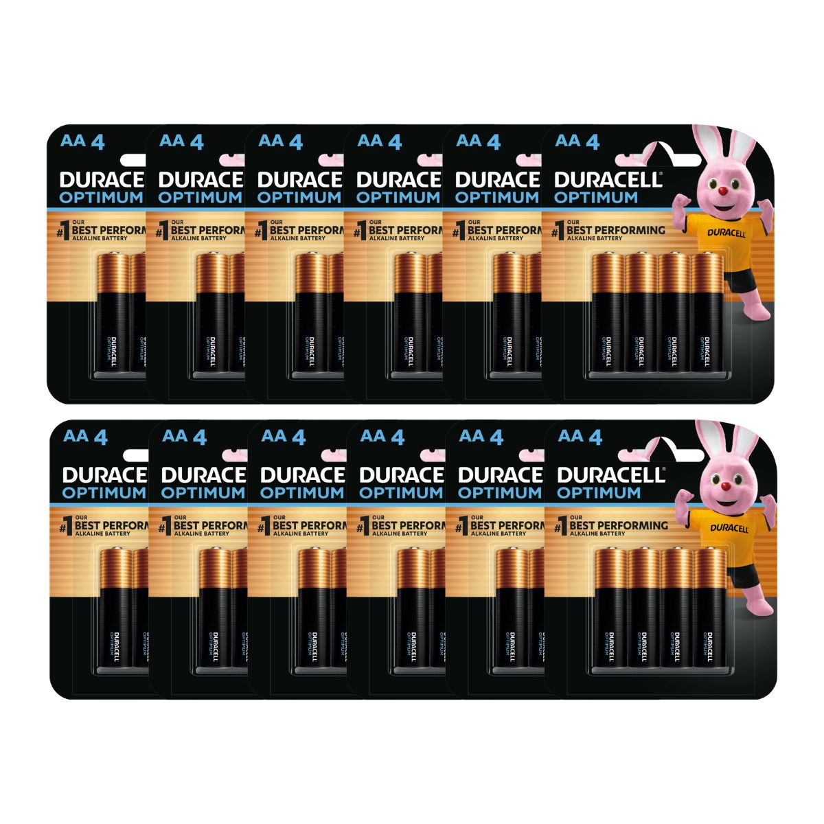 Duracell Optimum AA Batteries 4pk x12-2006732777466236929