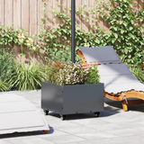 Parasol Base Manual Anthracite 45 x 45 x 45 cm Steel - Side View