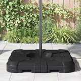 Cantilever Umbrella Base Black 88,5 x 88,5 x 12 cm - Top-Down View