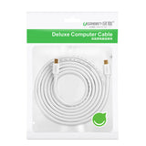 UGREEN Mini DP Male to Male Cable 2M (10429) - Top-Down View