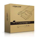 UGREEN USB 3.0 type C to SATA converter cable (40272) - Front View