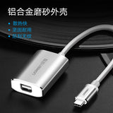 UGREEN USB-C to MIni Display port Adapter (40867) - 45-Degree Angle