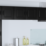Dishwasher Panel Kalmar Black 80 x 31 x 40 cm Engineered Wood