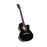 Karrera Acoustic Cutaway 40in Guitar - Black