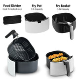 Pronti 7.2L 1800W Air Fryer Cooker Kitchen Oven White - Extra Image
