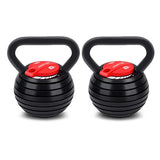 Powertrain 2x Adjustable Kettlebells Weights Dumbbell - 18kg - Extra Image