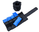 2x 2.5kg Adjustable Ankle Exercise Running Weights - Side View