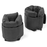 2x 2.5kg Adjustable Ankle Exercise Running Weights - Front View