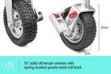 AL-KO 10in Ratchet Trailer Boat and Caravan Jockey Wheel