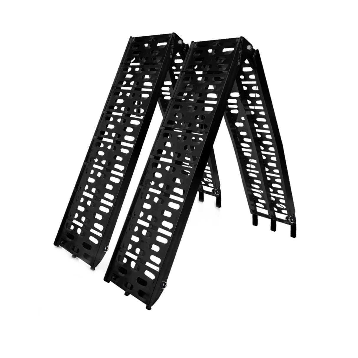 Kartrite Pair (x2) Aluminium Folding Loading Ramp ATV Motorbike Motorcycle Golf Buggy Trailer -