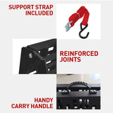 Kartrite Pair (x2) Aluminium Folding Loading Ramp ATV Motorbike Motorcycle Golf Buggy Trailer - - Rear View