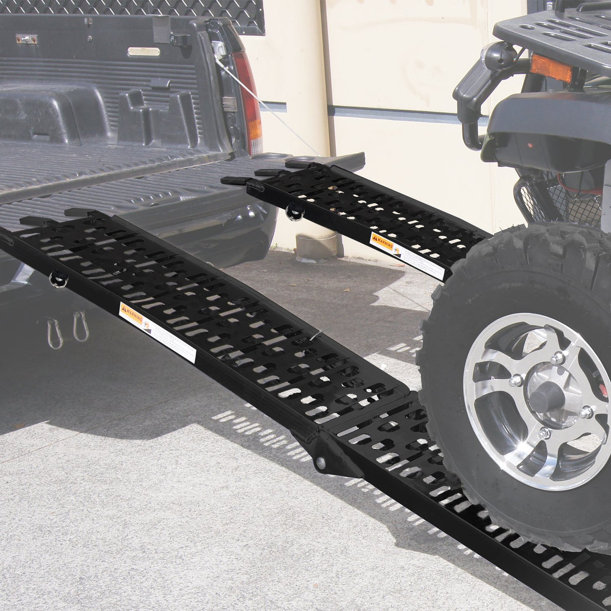 Kartrite Pair (x2) Aluminium Folding Loading Ramp ATV Motorbike Motorcycle Golf Buggy Trailer -