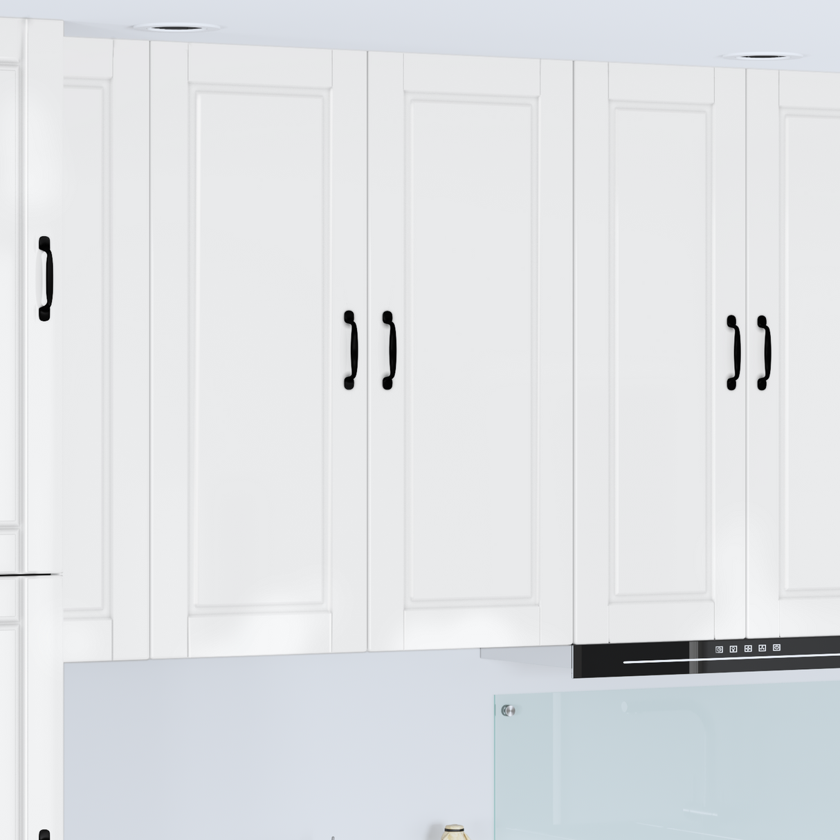 Wall Cabinet PORTO High Gloss White 40 x 31 x 100 cm
