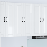 Wall Cabinet PORTO High Gloss White 60 x 31 x 100 cm - Side View