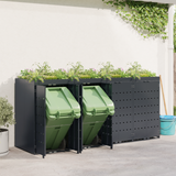 Wheelie Bin Storage for 4 Bins Anthracite 272 x 77,5 x 121,5 cm