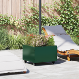 Parasol Base Manual Green 45 x 45 x 45 cm Steel - Side View