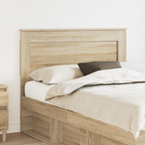 Headboard with Headboard Sonoma Oak 135 cm Engineered Wood - Front View