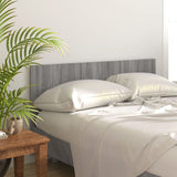 Bed Headboard Grey Sonoma 160x1.5x80 cm Engineered Wood - Front View