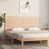 Headboard 180 cm Solid Wood Pine - Front View