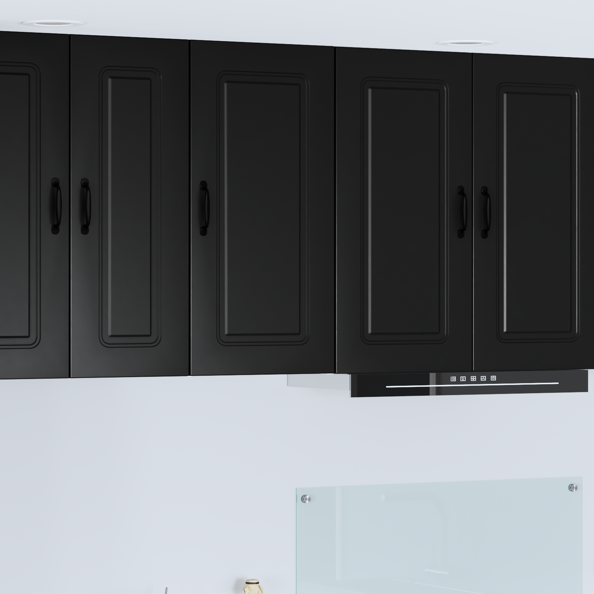 Dishwasher Panel Kalmar Black 40 x 31 x 80 cm Engineered Wood