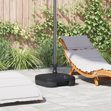 Parasol Base Black 45 x 45 x 29,5 cm High-density polyethylene - Side View