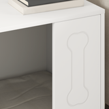 Dog House White 44 x 42 x 49 cm Engineered Wood