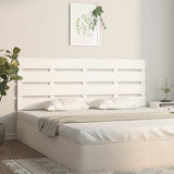 Headboard White 150 cm Solid Wood Pine - Side View