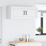 Wall Cabinet PORTO 2 pcs White 50 x 31 x 40 cm Engineered Wood - Top-Down View