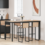 Bar Table 180 x 90 x 105 cm Solid Pine Wood Natural Rectangular